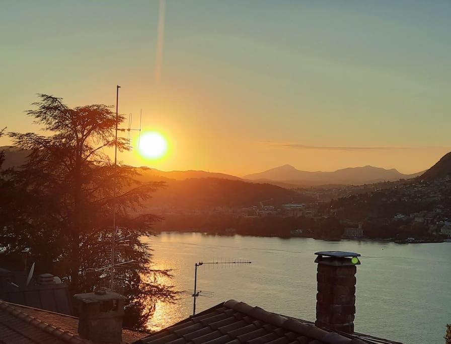 Luxury Room La Terrazza Sul Lago Di Como Blevio Kültér fotó